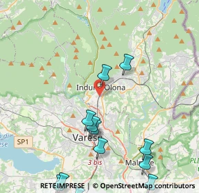 Mappa 21056 Induno Olona VA, Italia (5.39417)
