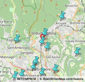 Mappa 21056 Induno Olona VA, Italia (2.51167)
