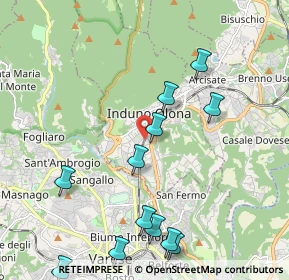 Mappa 21056 Induno Olona VA, Italia (2.3875)