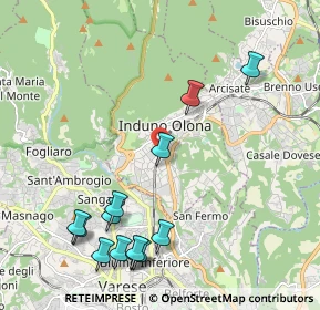 Mappa 21056 Induno Olona VA, Italia (2.44)