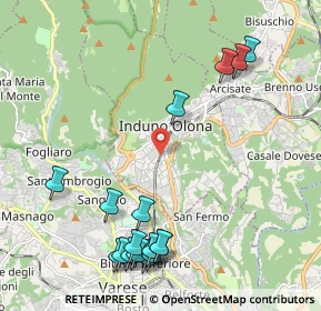 Mappa 21056 Induno Olona VA, Italia (2.55118)