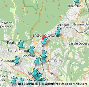 Mappa 21056 Induno Olona VA, Italia (2.87235)