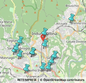 Mappa 21056 Induno Olona VA, Italia (2.21357)