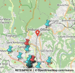 Mappa 21056 Induno Olona VA, Italia (2.9715)
