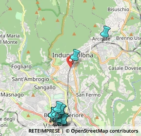 Mappa 21056 Induno Olona VA, Italia (2.93733)