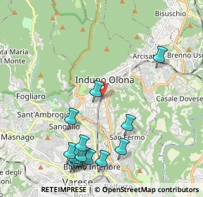 Mappa 21056 Induno Olona VA, Italia (2.39769)