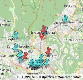 Mappa 21056 Induno Olona VA, Italia (2.3385)