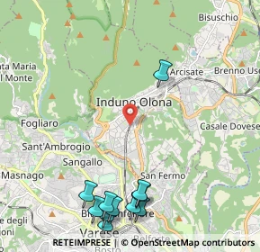 Mappa 21056 Induno Olona VA, Italia (2.76)