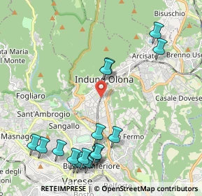 Mappa 21056 Induno Olona VA, Italia (2.53471)