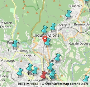 Mappa 21056 Induno Olona VA, Italia (2.74333)