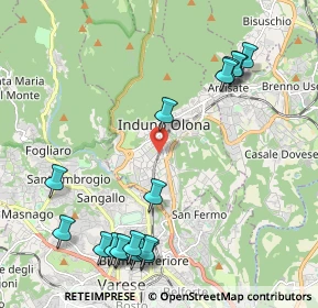 Mappa 21056 Induno Olona VA, Italia (2.55353)