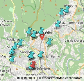 Mappa 21056 Induno Olona VA, Italia (2.17368)