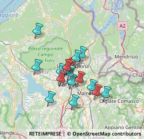 Mappa 21056 Induno Olona VA, Italia (5.4525)