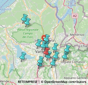 Mappa 21056 Induno Olona VA, Italia (6.76438)