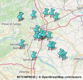 Mappa Via Madonnetta, 31010 Mareno di Piave TV, Italia (6.29889)