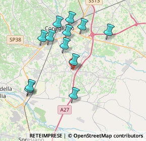 Mappa Via Madonnetta, 31010 Mareno di Piave TV, Italia (3.82417)