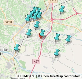 Mappa Via Madonnetta, 31010 Mareno di Piave TV, Italia (3.84667)