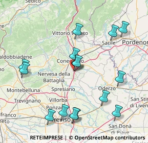 Mappa Via Madonnetta, 31010 Mareno di Piave TV, Italia (17.296)