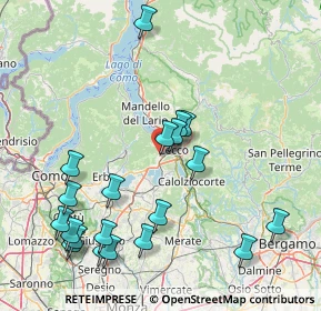 Mappa Via F. Petrarca, 23868 Valmadrera LC, Italia (18.0105)