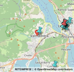 Mappa Via F. Petrarca, 23868 Valmadrera LC, Italia (2.77333)