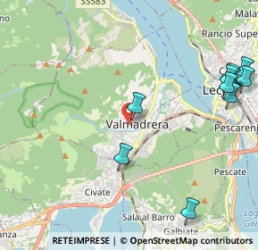 Mappa Via F. Petrarca, 23868 Valmadrera LC, Italia (3.07385)