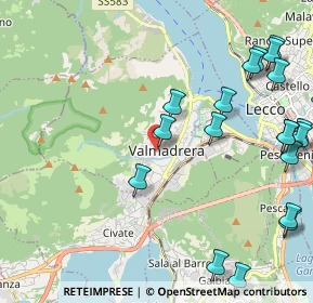 Mappa Via F. Petrarca, 23868 Valmadrera LC, Italia (2.8075)