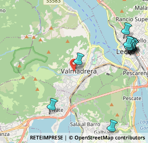 Mappa Via F. Petrarca, 23868 Valmadrera LC, Italia (2.89462)