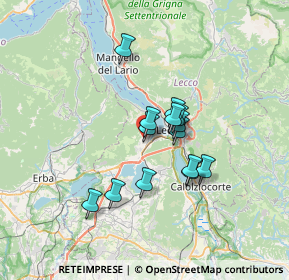 Mappa Via F. Petrarca, 23868 Valmadrera LC, Italia (5.01214)