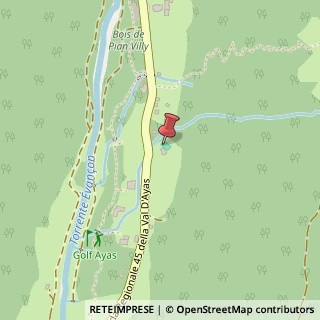 Mappa Strada Regionale 45, 45, 11020 Ayas, Aosta (Valle d'Aosta)