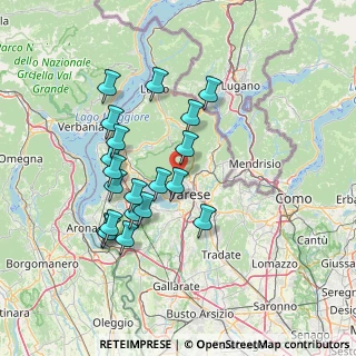 Mappa Via Benvenuto Cellini, 21100 Varese VA, Italia (13.3955)