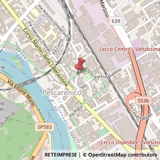 Mappa Via Antonio Ghislanzoni, 75, 23900 Lecco, Lecco (Lombardia)