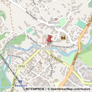 Mappa Via Domenico De Bernardi, 5, 21023 Besozzo, Varese (Lombardia)