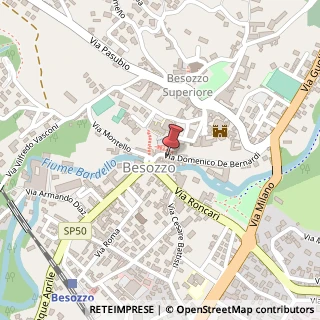 Mappa Via Domenico De Bernardi, 14, 21023 Besozzo, Varese (Lombardia)