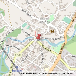 Mappa Via Luigi Roncari, 16, 21023 Besozzo, Varese (Lombardia)