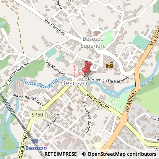 Mappa Via Domenico De Bernardi,  3, 21023 Besozzo, Varese (Lombardia)