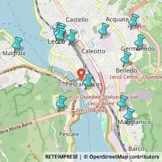 Mappa Via Antonio Corti, 23900 Lecco LC, Italia (1.27857)