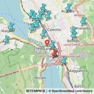 Mappa Via Antonio Corti, 23900 Lecco LC, Italia (1.188)