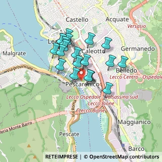 Mappa Via Antonio Corti, 23900 Lecco LC, Italia (0.7095)