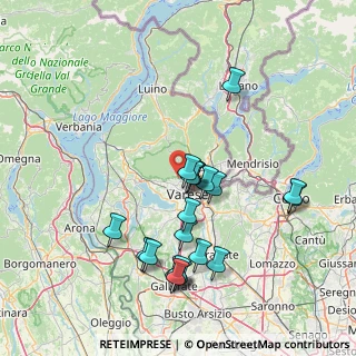 Mappa Via Robarello, 21100 Varese VA, Italia (14.9855)