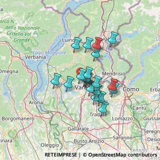 Mappa Via Robarello, 21100 Varese VA, Italia (9.949)