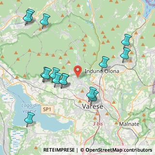 Mappa Via Robarello, 21100 Varese VA, Italia (4.55)