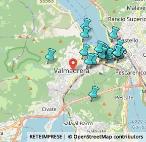 Mappa Via dell' Asilo, 23868 Valmadrera LC, Italia (1.687)