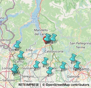Mappa Via dell' Asilo, 23868 Valmadrera LC, Italia (18.19385)