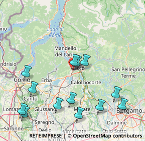 Mappa Via dell' Asilo, 23868 Valmadrera LC, Italia (18.21769)