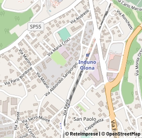 Mappa Via abbondio sangiorgio, 21056 Varese VA, Italia (0.18846)