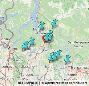 Mappa Via 25 Aprile, 23868 Valmadrera LC, Italia (11.00583)