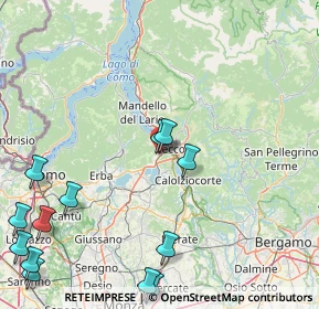 Mappa Via 25 Aprile, 23868 Valmadrera LC, Italia (23.32154)
