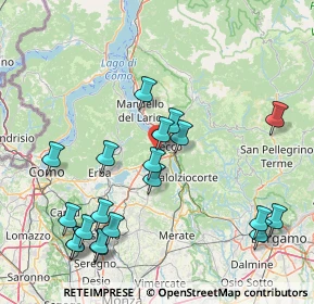 Mappa Via 25 Aprile, 23868 Valmadrera LC, Italia (18.121)