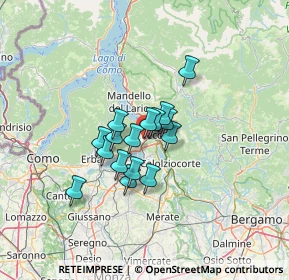 Mappa Via 25 Aprile, 23868 Valmadrera LC, Italia (8.51188)