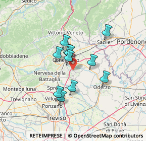 Mappa 31010 Mareno di Piave TV, Italia (10.25364)